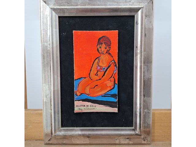 Acryl schilderij op canvas, maya wildevuur, 2004 - afbeelding 6 van  13