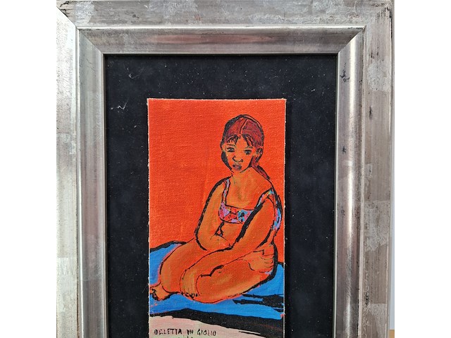 Acryl schilderij op canvas, maya wildevuur, 2004 - afbeelding 7 van  13