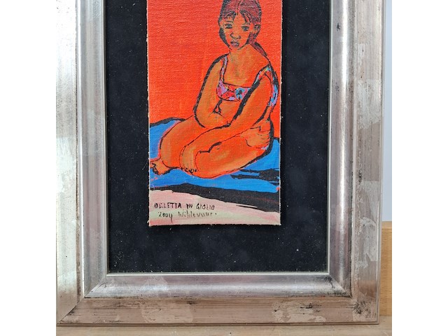 Acryl schilderij op canvas, maya wildevuur, 2004 - afbeelding 8 van  13