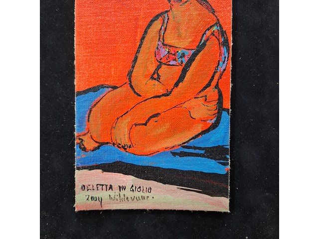 Acryl schilderij op canvas, maya wildevuur, 2004 - afbeelding 10 van  13