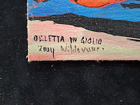 Acryl schilderij op canvas, maya wildevuur, 2004 - afbeelding 11 van  13