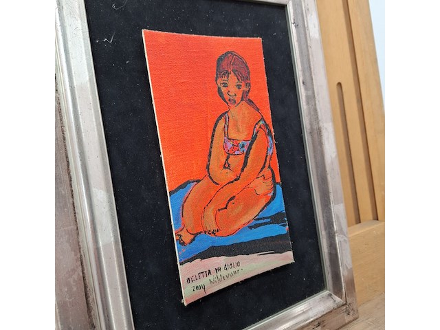 Acryl schilderij op canvas, maya wildevuur, 2004 - afbeelding 12 van  13