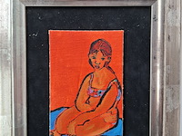 Acryl schilderij op canvas, maya wildevuur, 2004 - afbeelding 8 van  14