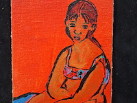 Acryl schilderij op canvas, maya wildevuur, 2004 - afbeelding 10 van  14