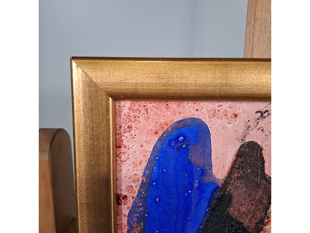 Acryl schilderij op doek, maya wildevuur, abstract - afbeelding 6 van  8