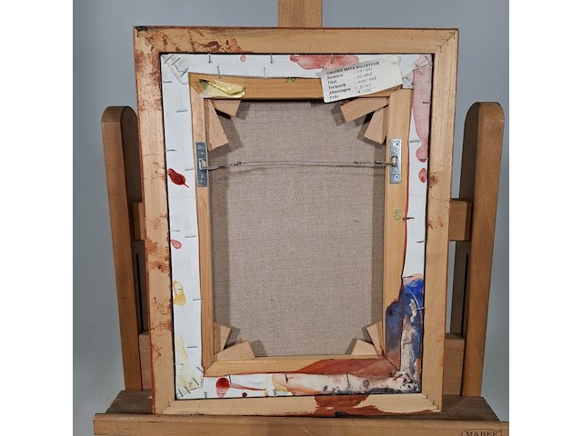 Acryl schilderij op doek, maya wildevuur, abstract - afbeelding 8 van  8