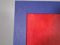 Acryl schilderij op doek, maya wildevuur, maya, 1993 - afbeelding 7 van  9