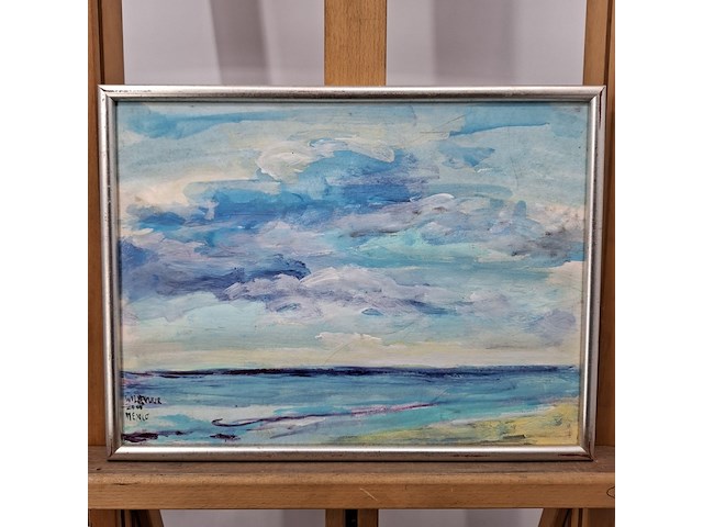 Acryl schilderij op doek, maya wildevuur, mexico, 2008 - afbeelding 3 van  10