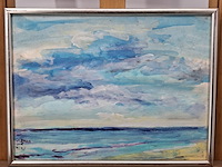 Acryl schilderij op doek, maya wildevuur, mexico, 2008 - afbeelding 3 van  10