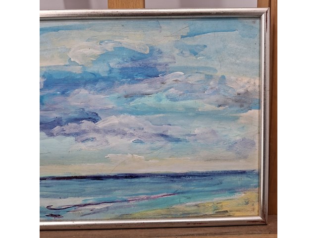 Acryl schilderij op doek, maya wildevuur, mexico, 2008 - afbeelding 5 van  10