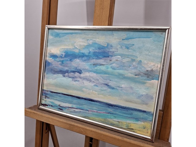 Acryl schilderij op doek, maya wildevuur, mexico, 2008 - afbeelding 8 van  10