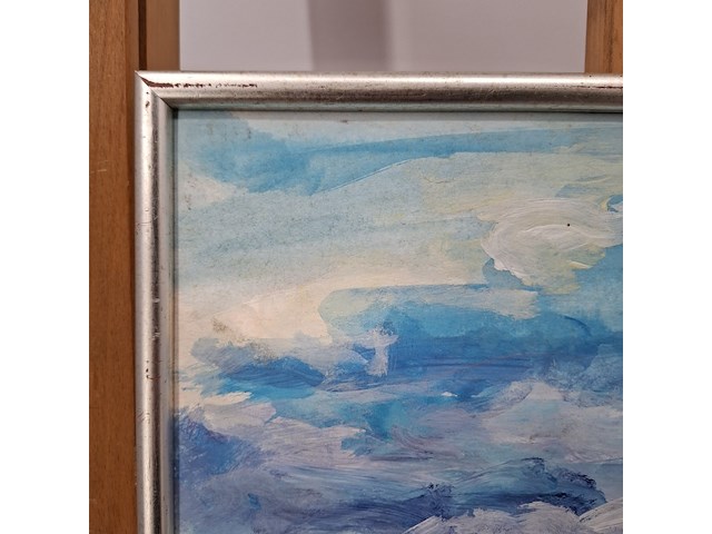 Acryl schilderij op doek, maya wildevuur, mexico, 2008 - afbeelding 9 van  10