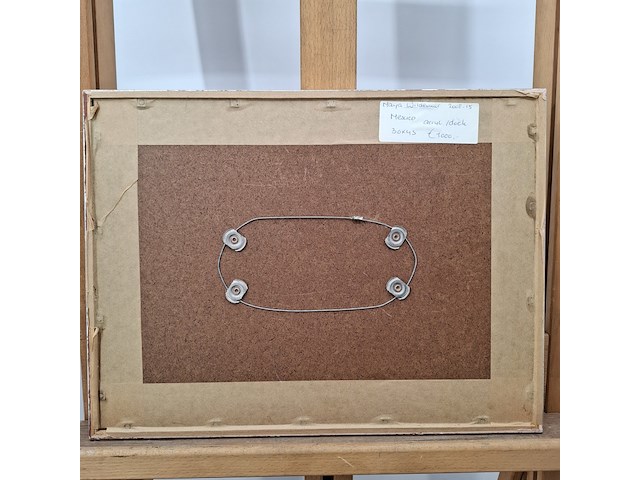 Acryl schilderij op doek, maya wildevuur, mexico, 2008 - afbeelding 10 van  10