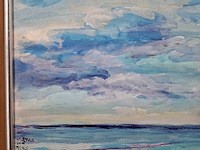 Acryl schilderij op doek, maya wildevuur, mexico, 2008 - afbeelding 4 van  10