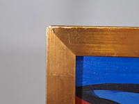 Acryl schilderij op doek, maya wildevuur, naakt, 1987 - afbeelding 5 van  7