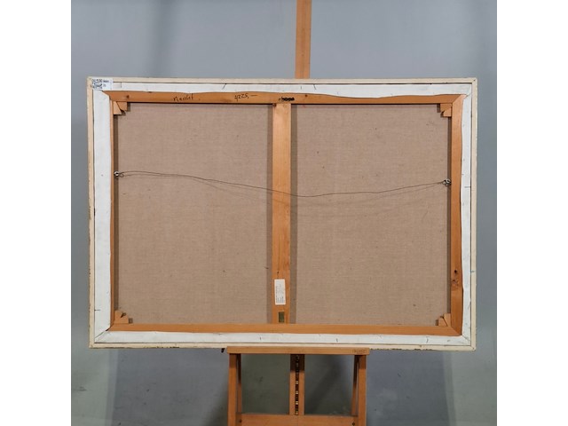 Acryl schilderij op doek, maya wildevuur, naakt, 1987 - afbeelding 6 van  7
