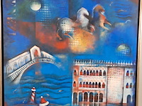 Acryl schilderij op paneel, marianne aulman, rialto - afbeelding 2 van  7