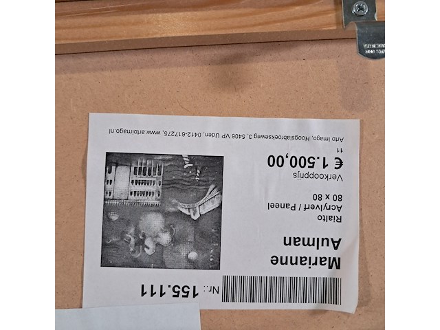 Acryl schilderij op paneel, marianne aulman, rialto - afbeelding 7 van  7