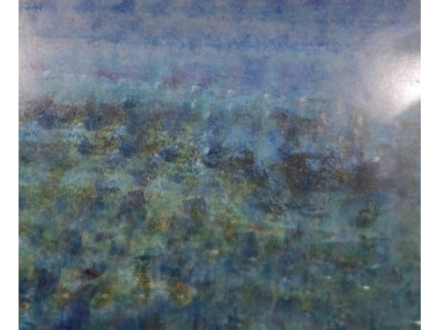 Acryl schilderij op paneel, maya wildevuur, abstract, 1990 - afbeelding 1 van  7