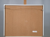 Acryl schilderij op paneel, maya wildevuur, abstract, 1990 - afbeelding 6 van  7