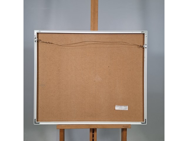 Acryl schilderij op paneel, maya wildevuur, abstract - afbeelding 4 van  7