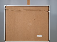 Acryl schilderij op paneel, maya wildevuur, abstract - afbeelding 4 van  7