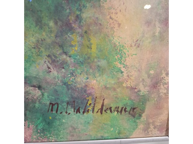 Acryl schilderij op paneel, maya wildevuur, bloemenveld - afbeelding 5 van  8