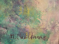 Acryl schilderij op paneel, maya wildevuur, bloemenveld - afbeelding 5 van  8