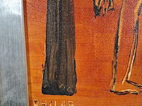 Acryl schilderij op paneel, maya wildevuur, egypte - afbeelding 5 van  8