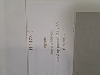 Acryl schilderij op paneel, maya wildevuur, egypte - afbeelding 7 van  8