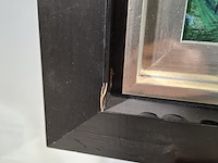 Acryl schilderij op paneel, maya wildevuur, hooghalen/midwold, 1997 - afbeelding 10 van  11