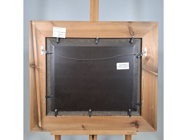 Acryl schilderij op paneel, maya wildevuur, hooghalen/midwold, 1997 - afbeelding 11 van  11