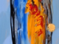 Acryl schilderij op paneel, maya wildevuur, jaipur, 2002 - afbeelding 1 van  8