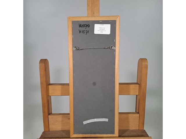 Acryl schilderij op paneel, maya wildevuur, jaipur, 2002 - afbeelding 8 van  8