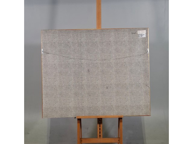 Acryl schilderij op paneel, maya wildevuur, landschap, 1997 - afbeelding 6 van  7