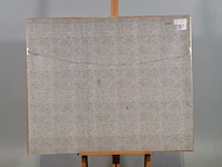 Acryl schilderij op paneel, maya wildevuur, landschap, 1997 - afbeelding 6 van  7