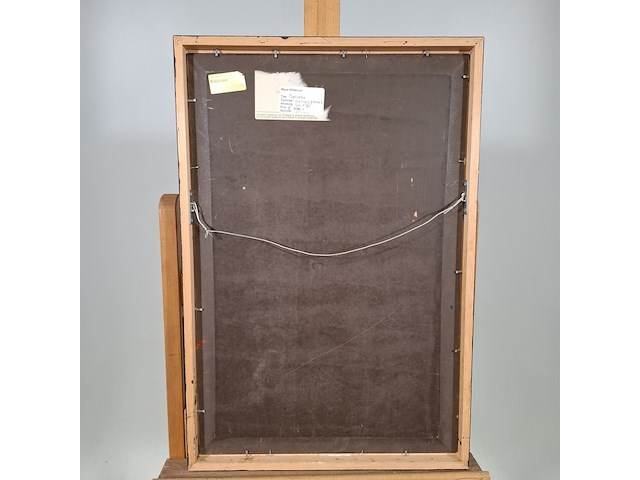 Acryl schilderij op paneel, maya wildevuur, spook, 1993 - afbeelding 7 van  8