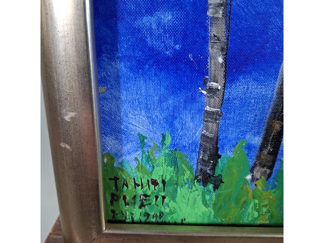 Acryl schilderij op paneel, maya wildevuur, tahiti - afbeelding 5 van  7