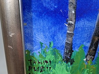 Acryl schilderij op paneel, maya wildevuur, tahiti - afbeelding 5 van  7