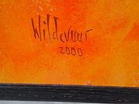Acryl schilderij op paneel, maya wildevuur, tango, 2000 - afbeelding 4 van  7