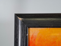 Acryl schilderij op paneel, maya wildevuur, tango, 2000 - afbeelding 5 van  7