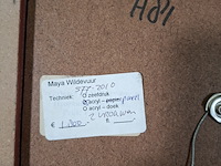 Acryl schilderij op paneel, maya wildevuur, twee vrouwen - afbeelding 8 van  8