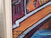 Acryl schilderij op paneel, maya wildevuur, venetië ii, 2006 - afbeelding 4 van  7