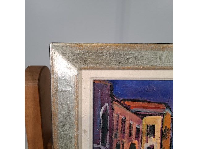 Acryl schilderij op paneel, maya wildevuur, venetië ii, 2006 - afbeelding 5 van  7