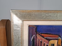 Acryl schilderij op paneel, maya wildevuur, venetië ii, 2006 - afbeelding 5 van  7