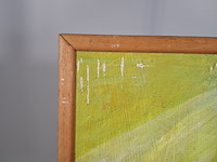 Acryl schilderij op paneel, maya wildevuur, vrouw, 1974 - afbeelding 5 van  7