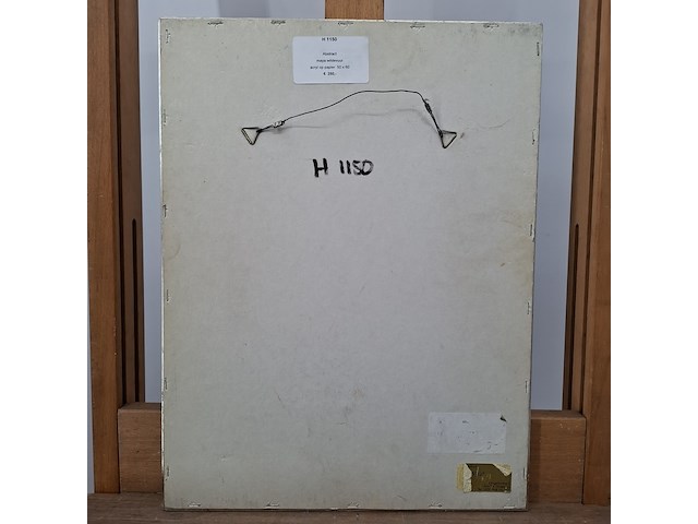 Acryl schilderij op papier, maya wildevuur, abstract - afbeelding 8 van  9