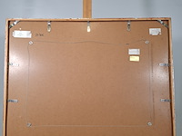 Acryl schilderij op papier, maya wildevuur, landschap, 1995 - afbeelding 11 van  11