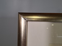 Acryl schilderij op papier, maya wildevuur, landschap, 2000 - afbeelding 7 van  9