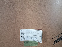 Acryl schilderij op papier, maya wildevuur, landschap, 2000 - afbeelding 2 van  10